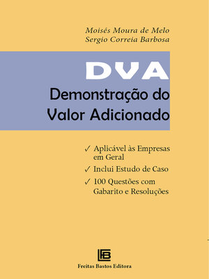 cover image of DVA--Demonstração do Valor Adicionado